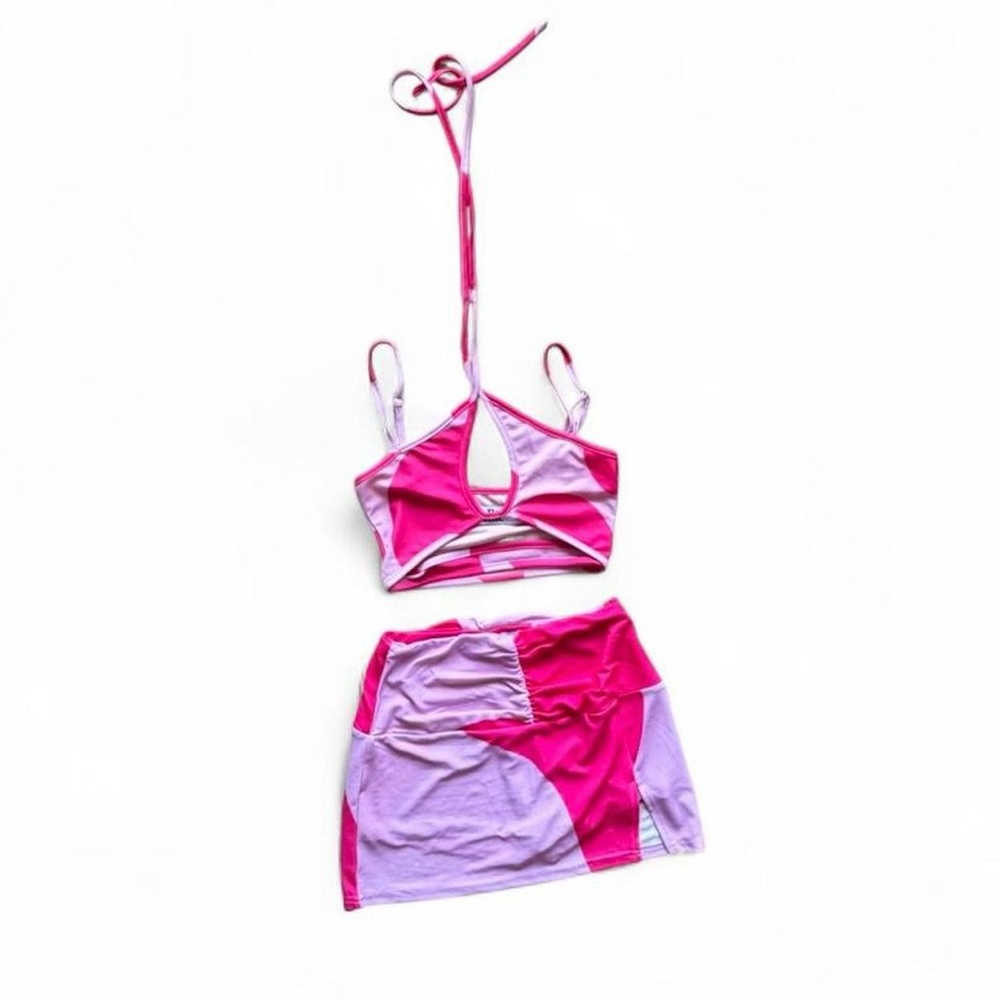 Tiger Mist Pink and Magenta Skort Set‎ Size XS